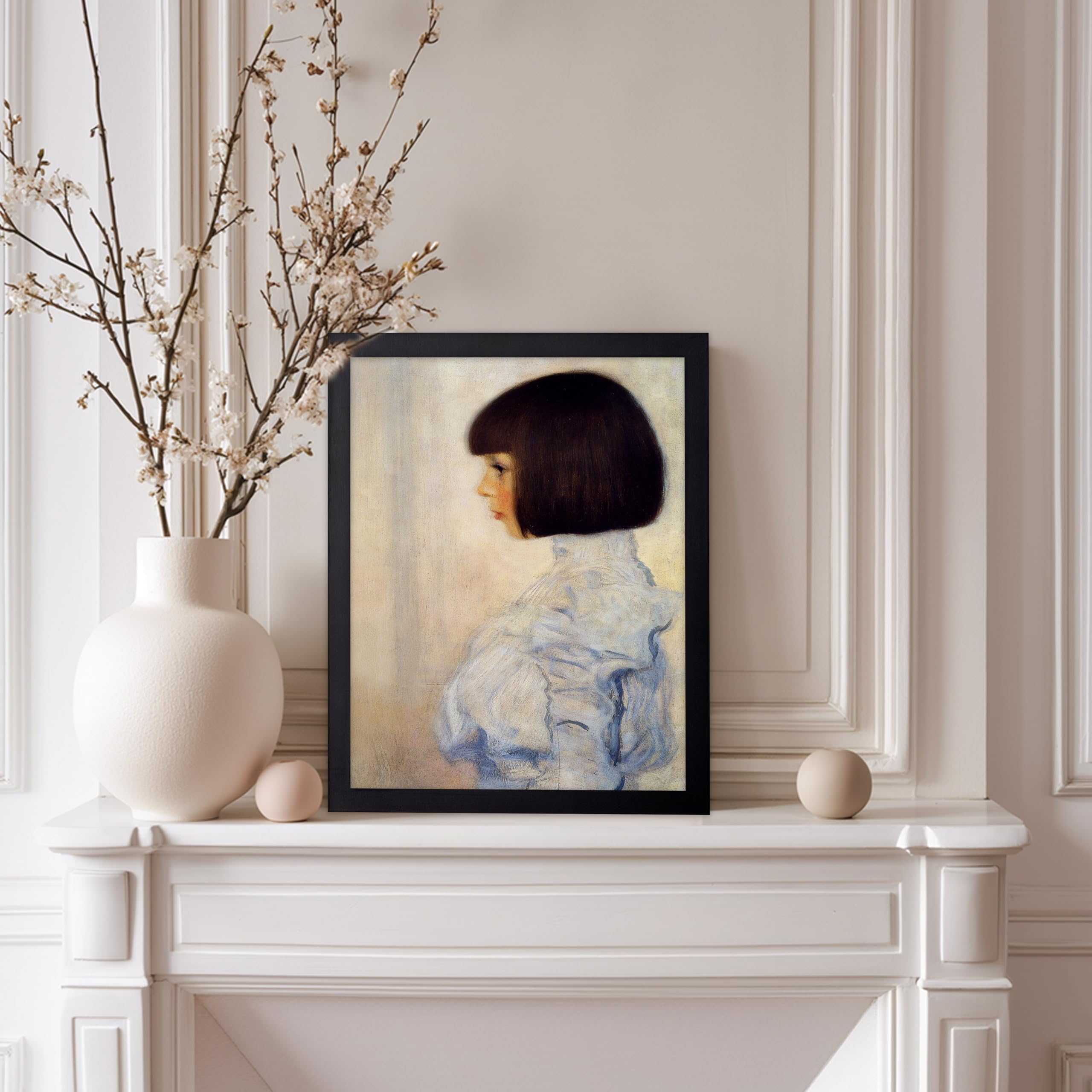 Monem Art Black Oak Wood 8x10 Picture Frame - Modern Wood Wall Art Display - Lightweight 8x10 Frame for Art Prints, Photos, Posters - Ready-to-Hang Vertically & Horizontally - Image 5