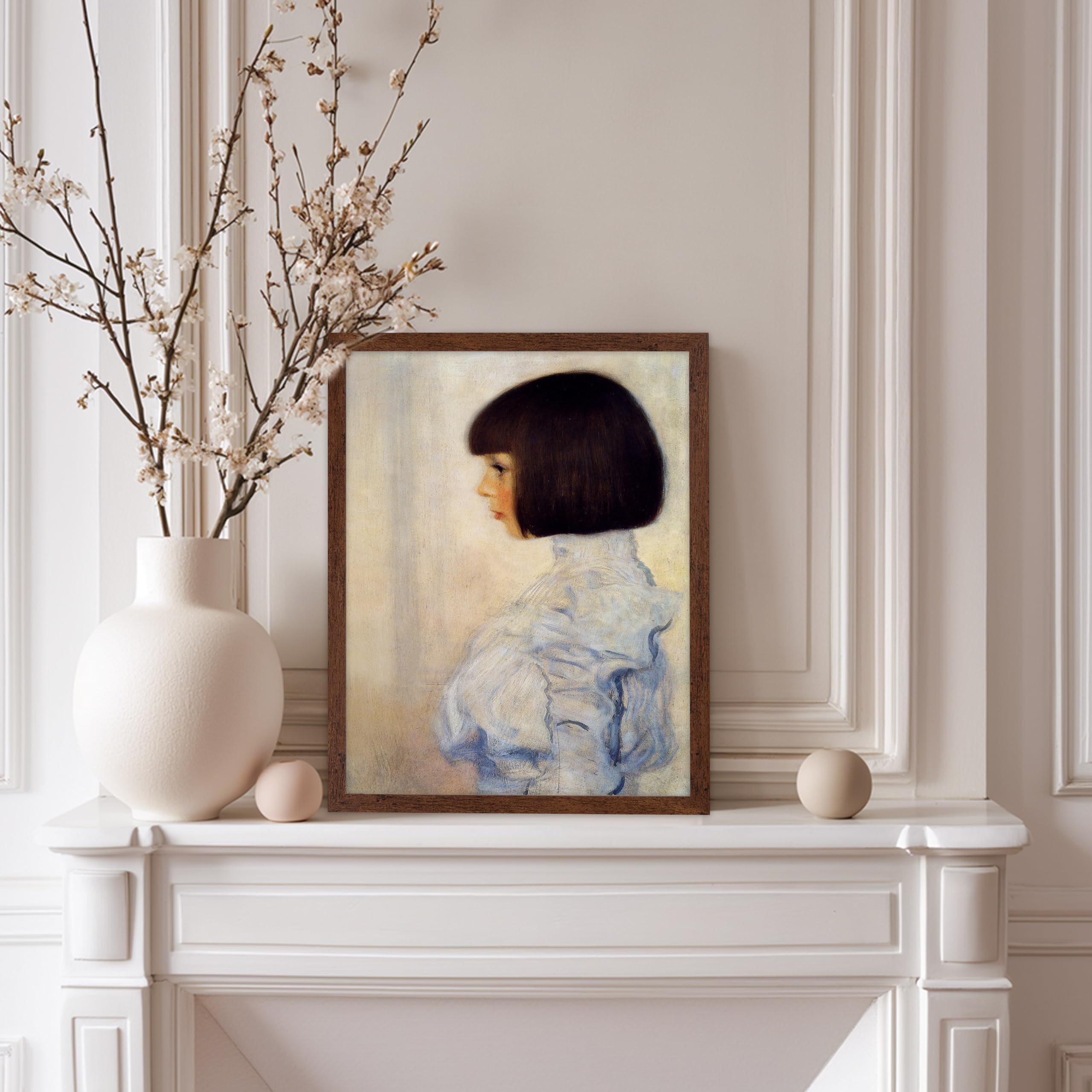 Monem Art Brown Oak Wood 8x10 Picture Frame - Modern Wood Wall Art Display - Lightweight 8x10 Frame for Art Prints, Photos, Posters - Ready-to-Hang Vertically & Horizontally - Image 5