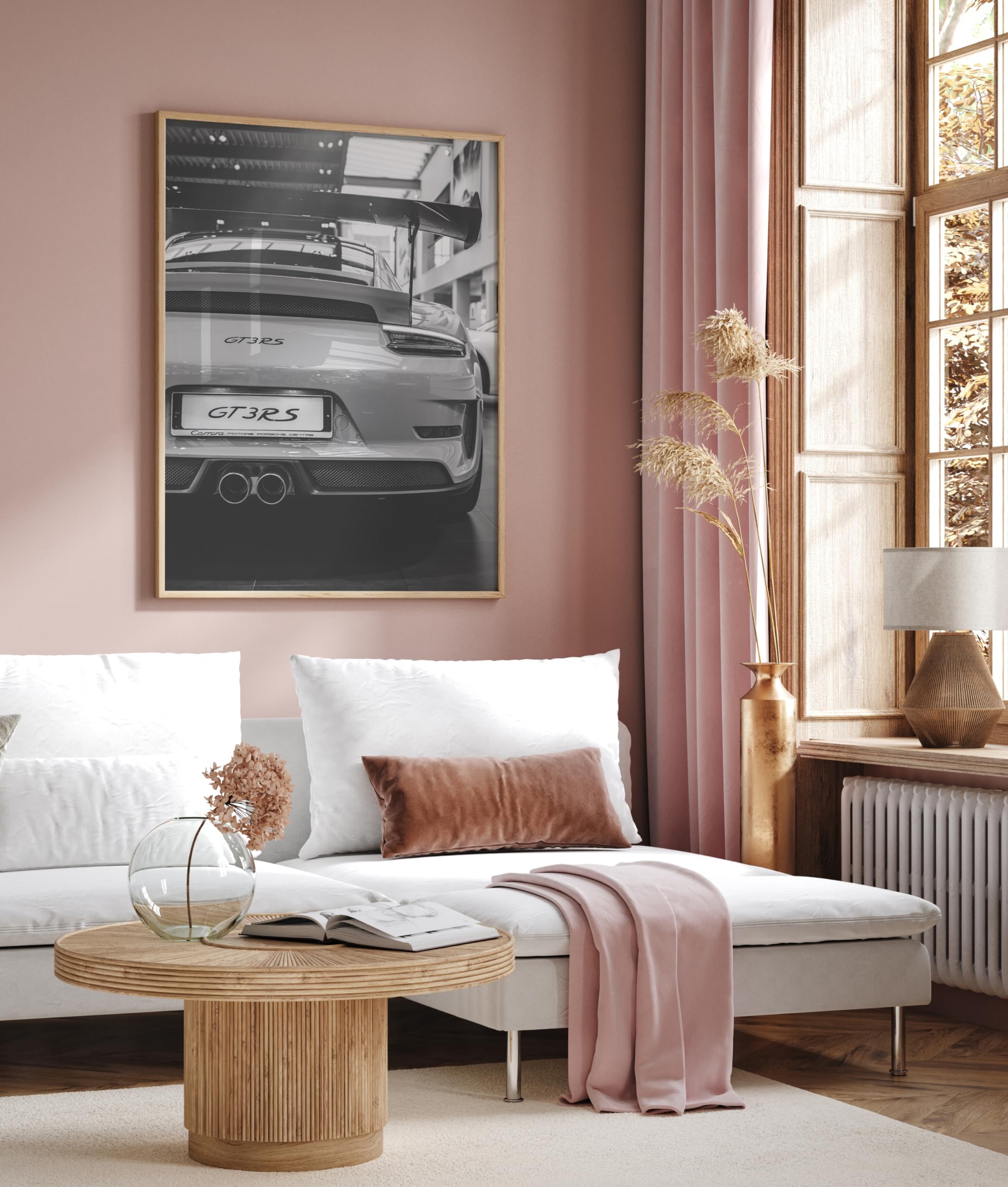 Monem Art Luxury Car Print - Automobile Design - Black and White Photography - Car Enthusiast Transportation Illustration - Great Garage or Bedroom Decor - 8x10 UNFRAMED Wall Decor - Image 6