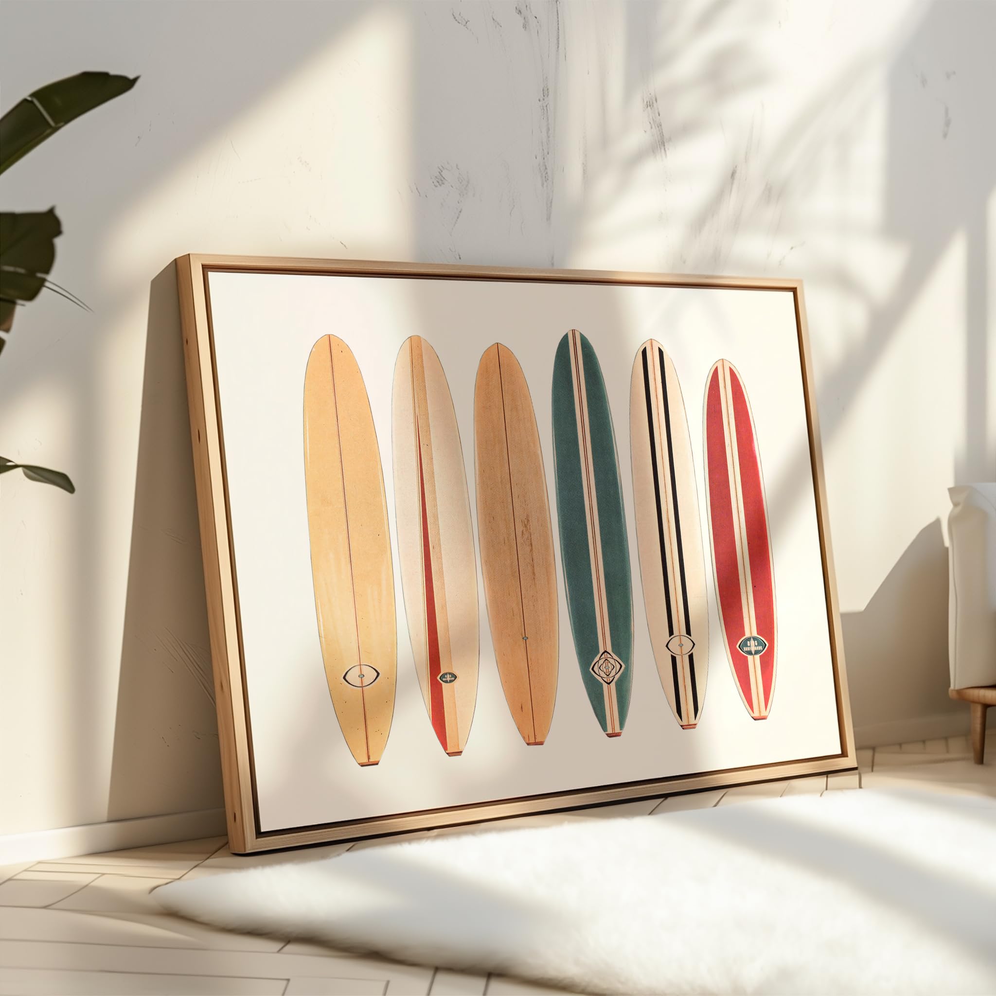 Monem Art Surfboards Poster - Longboards Print - Surfing Art - Boho Art - Gift for Men, Women & Surfers - Minimal Decor for Bedroom, Living Room, Ocean or Beach House - 8x10 UNFRAMED Wall Art - Image 4