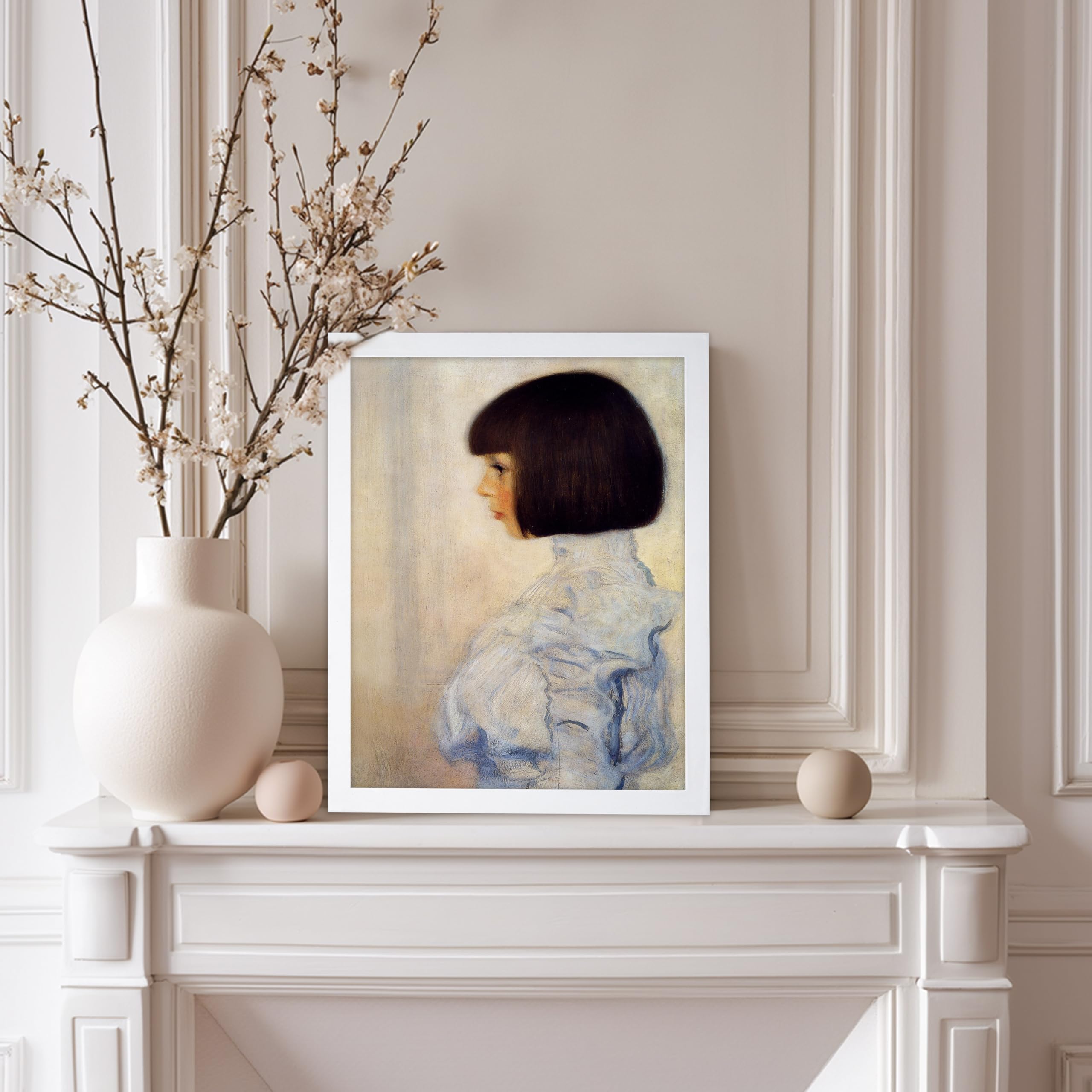 Monem Art White Oak Wood 8x10 Picture Frame - Modern Wood Wall Art Display - Lightweight 8x10 Frame for Art Prints, Photos, Posters - Ready-to-Hang Vertically & Horizontally - Image 5